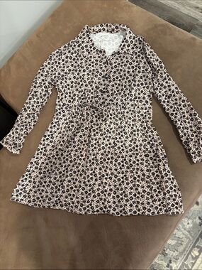 Zara Floral Long-Sleeve Dress